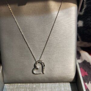 Zales heart necklace